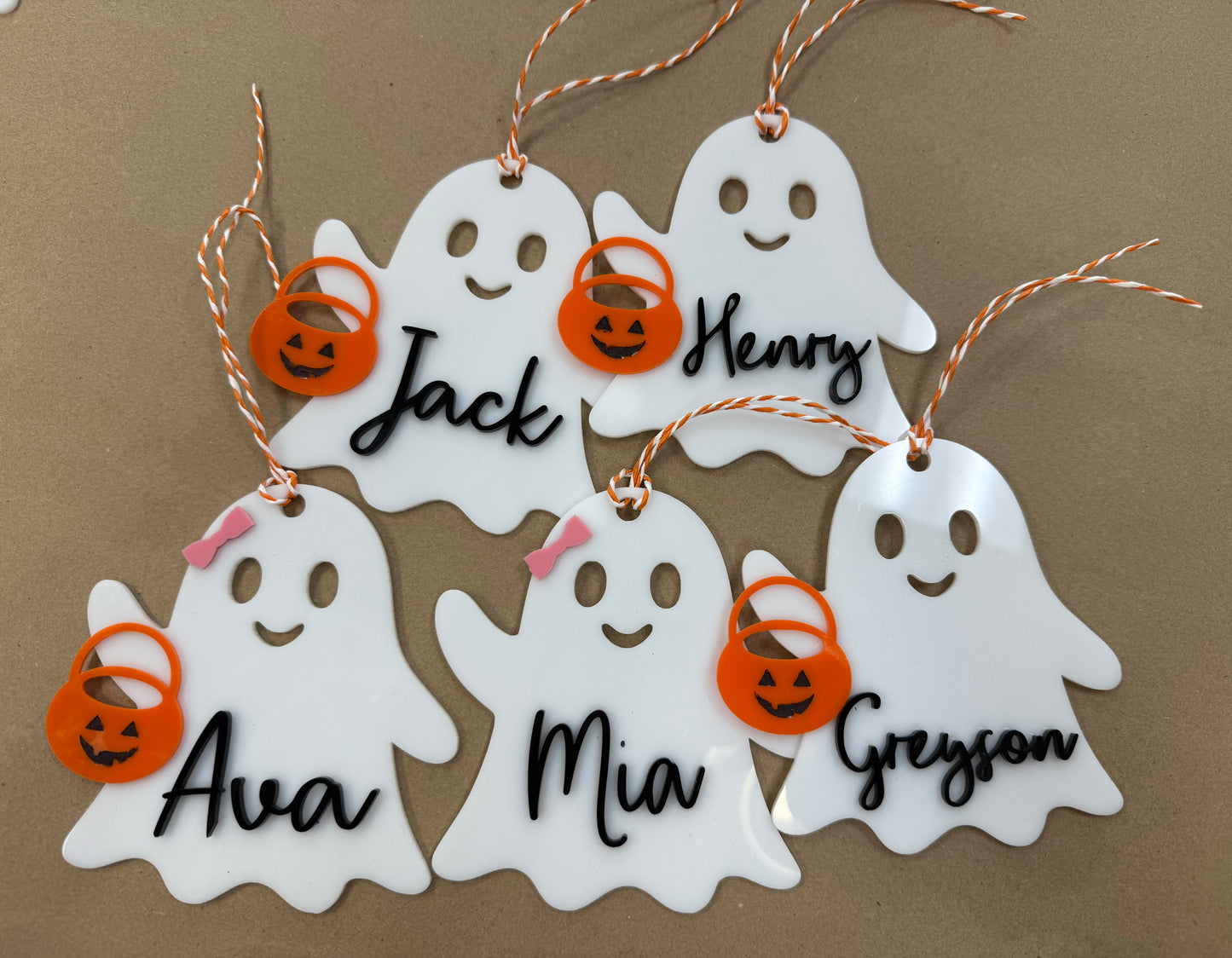 Personalized Boo Basket Tags