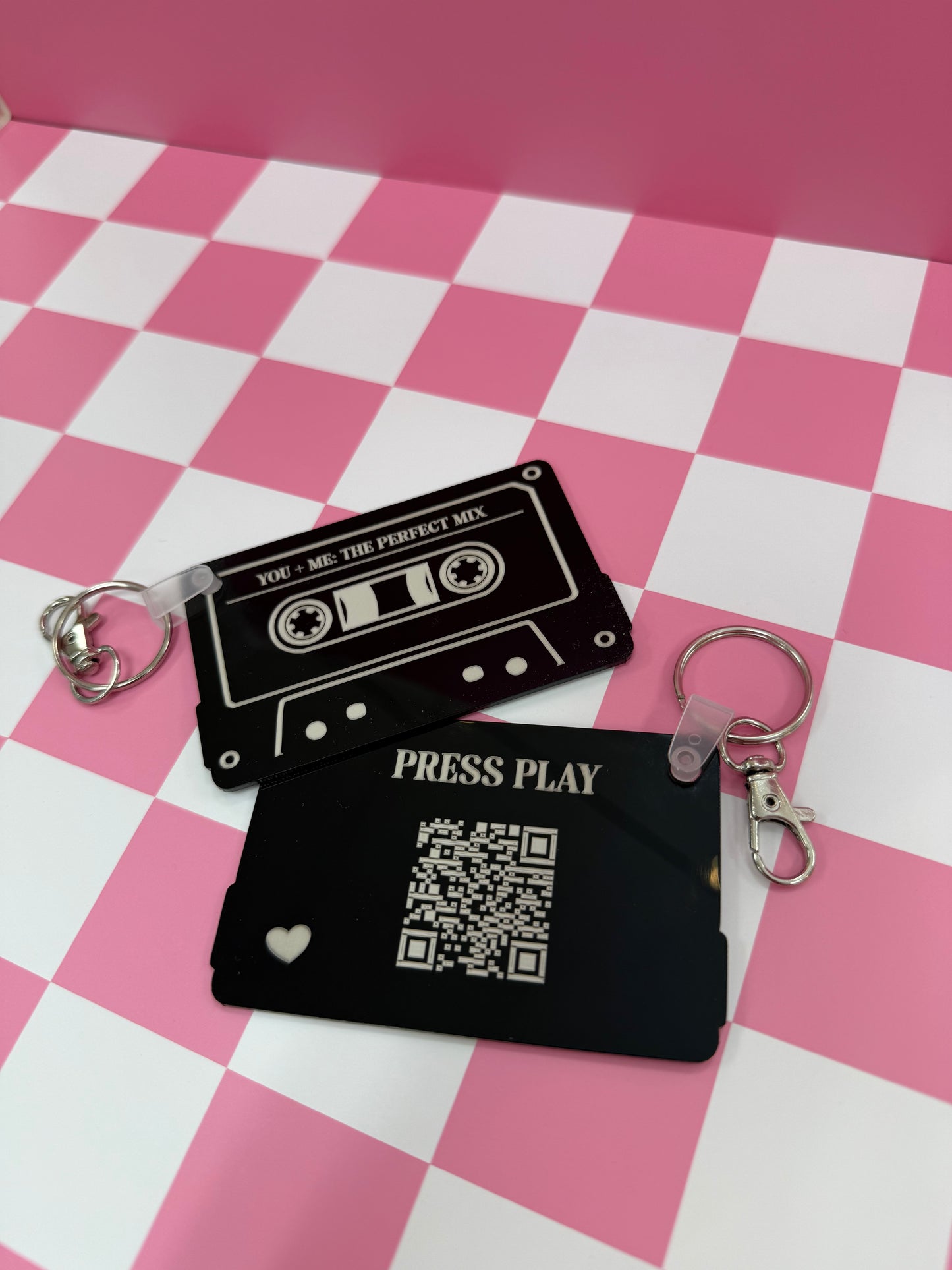Mix Tape Personalized Song Keychain