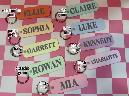 Personalized Name Bag Tag