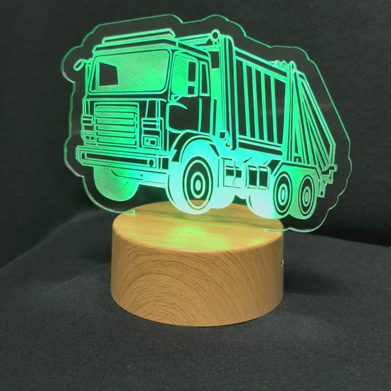 garbage truck nightlight